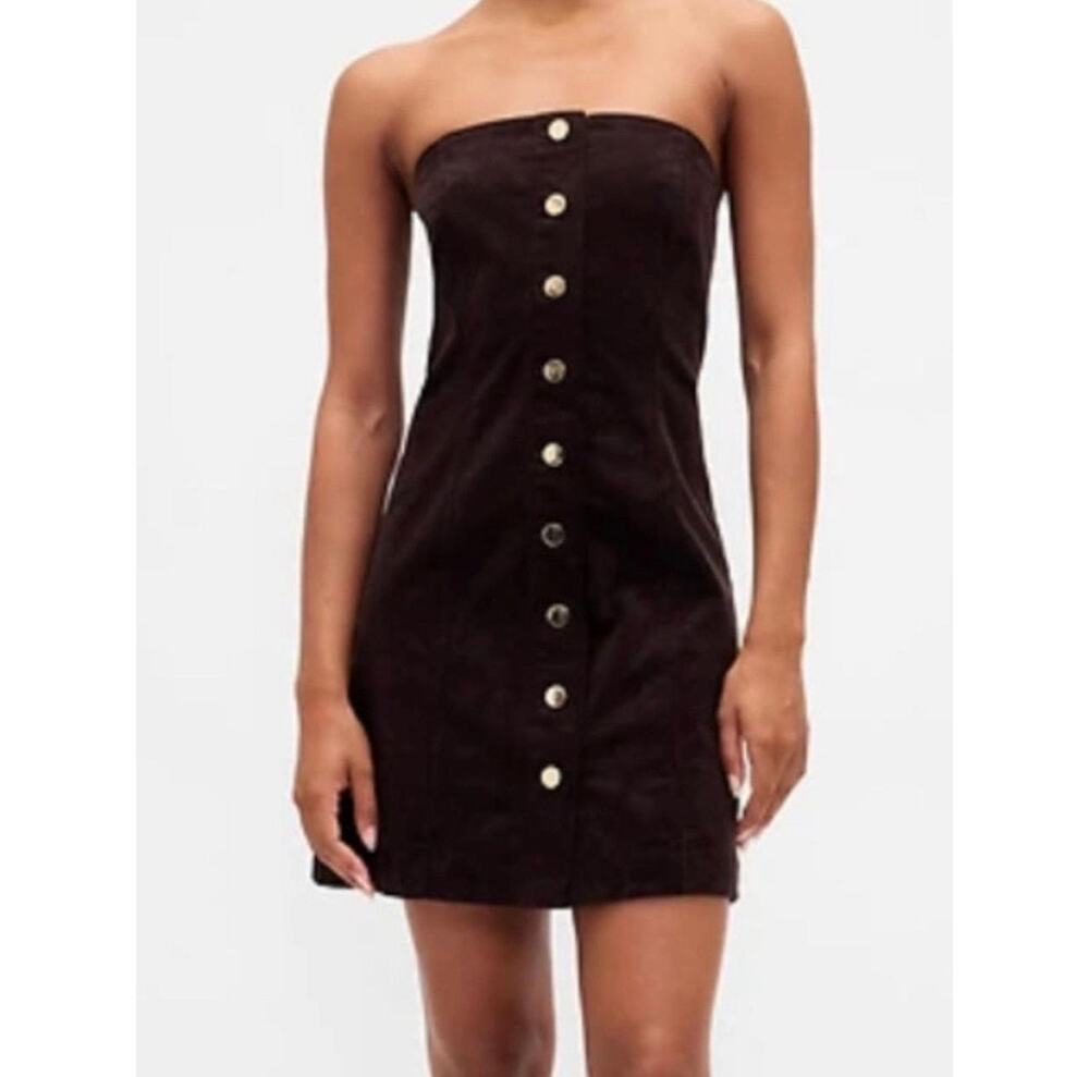 GAP Brown Corduroy Mini Dress